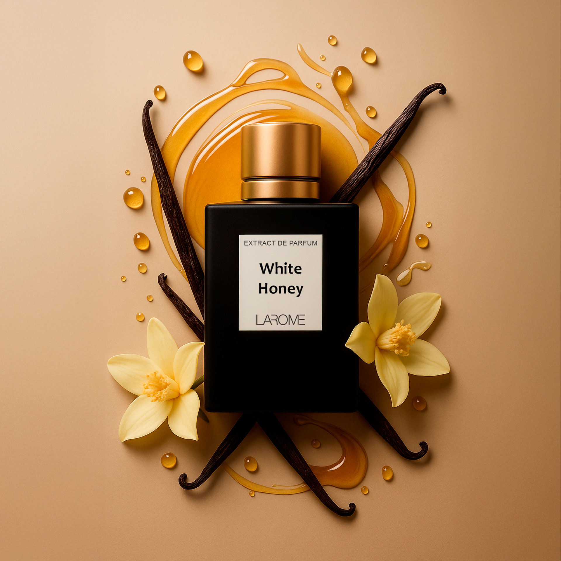 White Honey by LAROME — Unisex honey gourmand perfume 100 ml